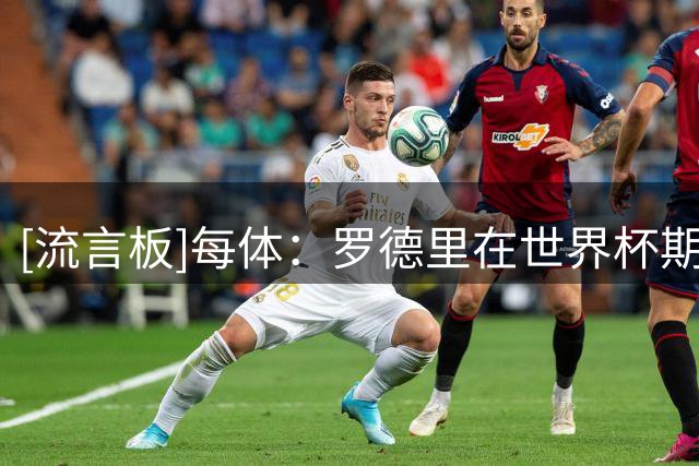 [流言板]每体：罗德里在世界杯期间曾向巴萨国脚打听更衣室和教练组